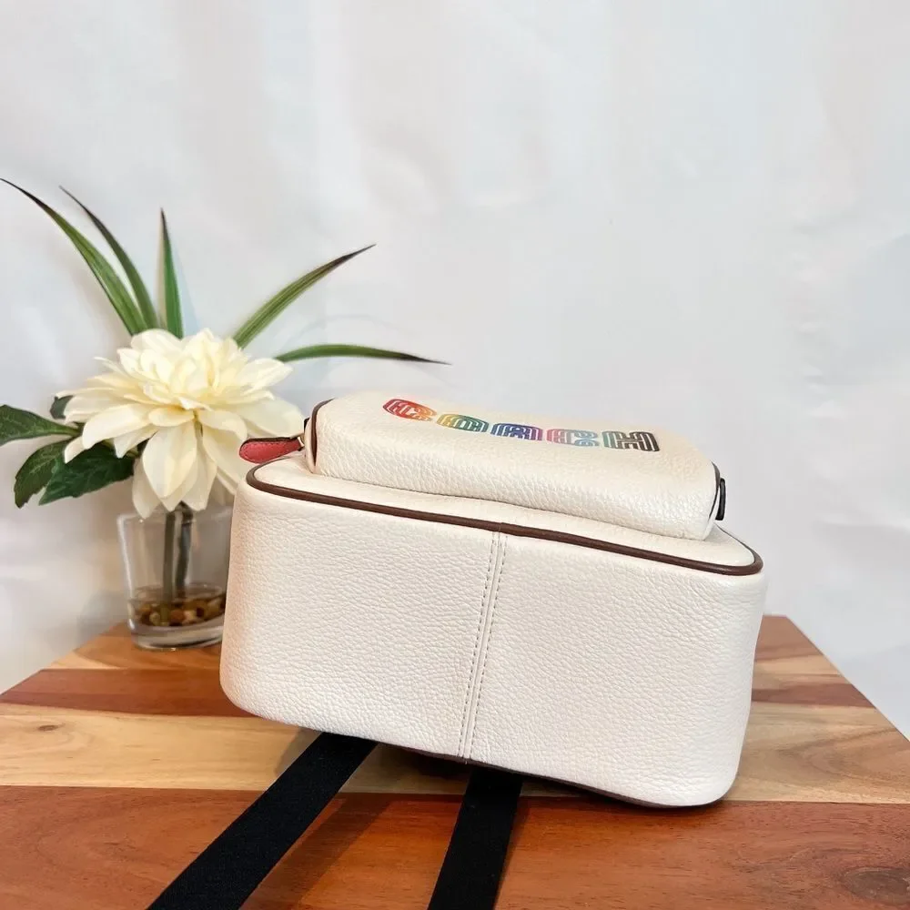 NWT Coach Mini‎ Court Backpack With Rainbow Coach - Picture 3 of 7